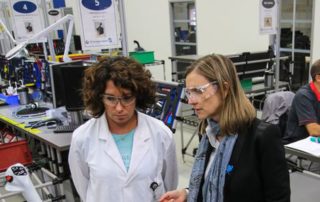 La secrétaire d'Etat, Agnès Pannier-Runacher, a visité l'usine Ratier-Figeac en novembre dernier. Photo DDM, Jean-Claude Boyer